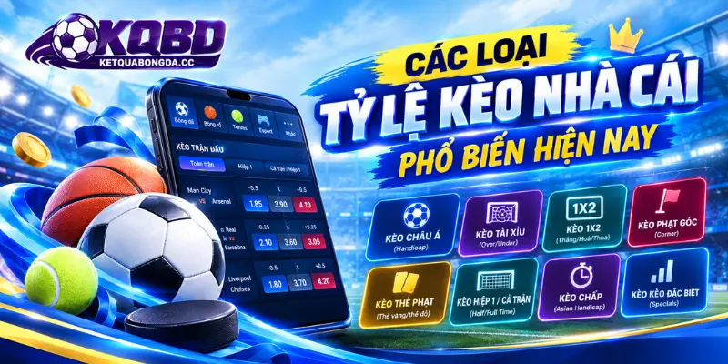 Các loại tỷ lệ kèo nhà cái phổ biến hiện nay